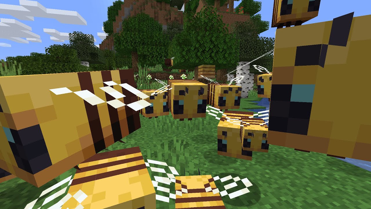 so they added bees to minecraft
