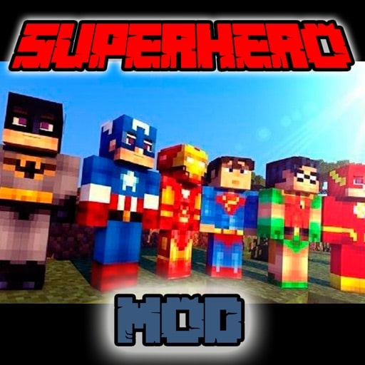 SUPERHERO MOD FREE for Deadpool &  Spiderman Minecraft PC Edition by ...
