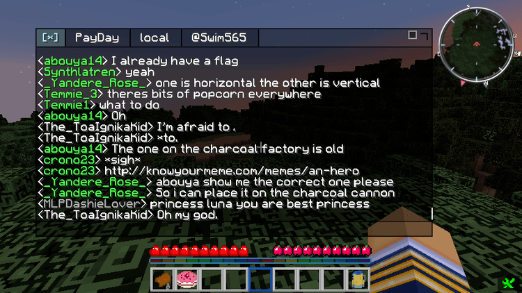 Tabby Chat 2 Mod 1.11.2/1.10.2 for Minecraft
