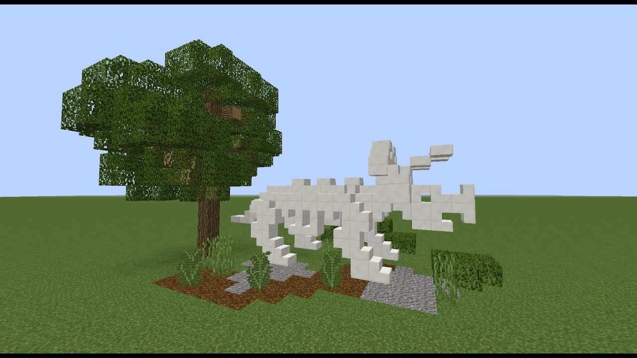 Tutorial: Minecraft Dinosaur Skeleton Triceratops