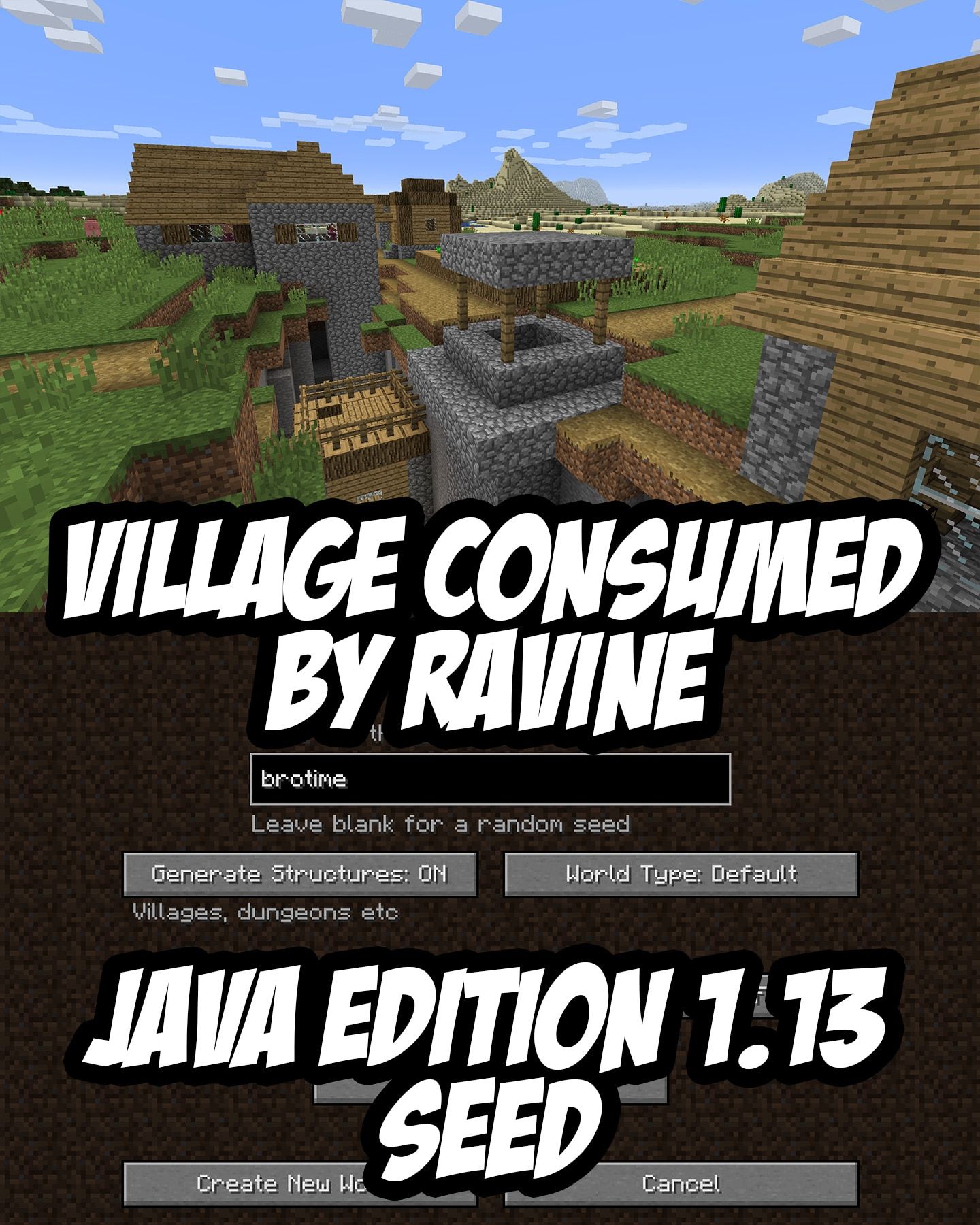 Village Consumed by Ravine (Java) (With images)