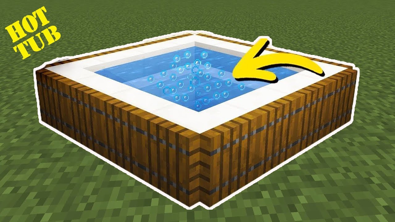 Working Hot Tub in Minecraft (jacuzzi)