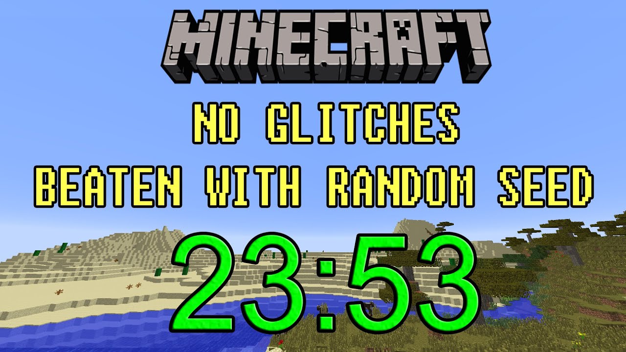 [World Record] Minecraft Beaten in 23:53