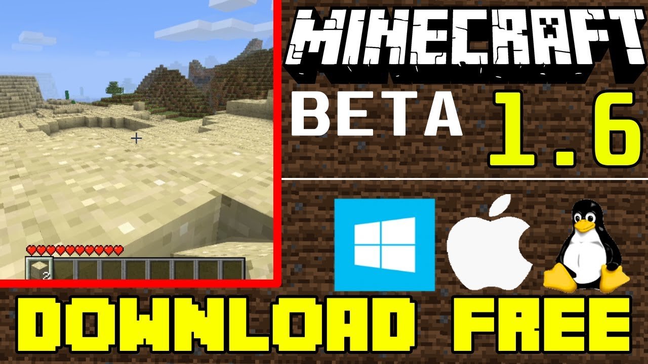 ð§How To Download Minecraft Beta 1.6 PC Free [WINDOWS,MAC ...